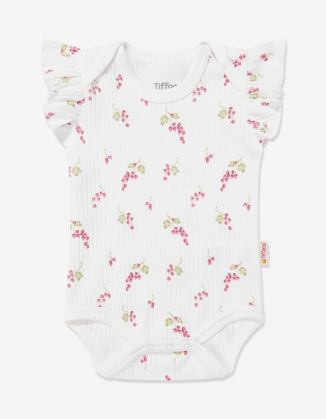 Tiffany Baby Girls Purple Grape Bodysuit in Ivory, 5 of 4