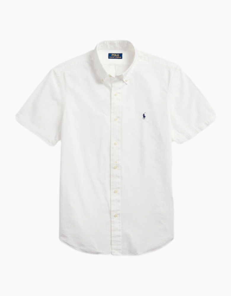 Polo Ralph Lauren Seersucker SS Shirt 001 White