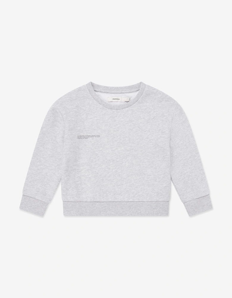 PANGAIA Kids 365 Midweight Sweatshirt in Grey