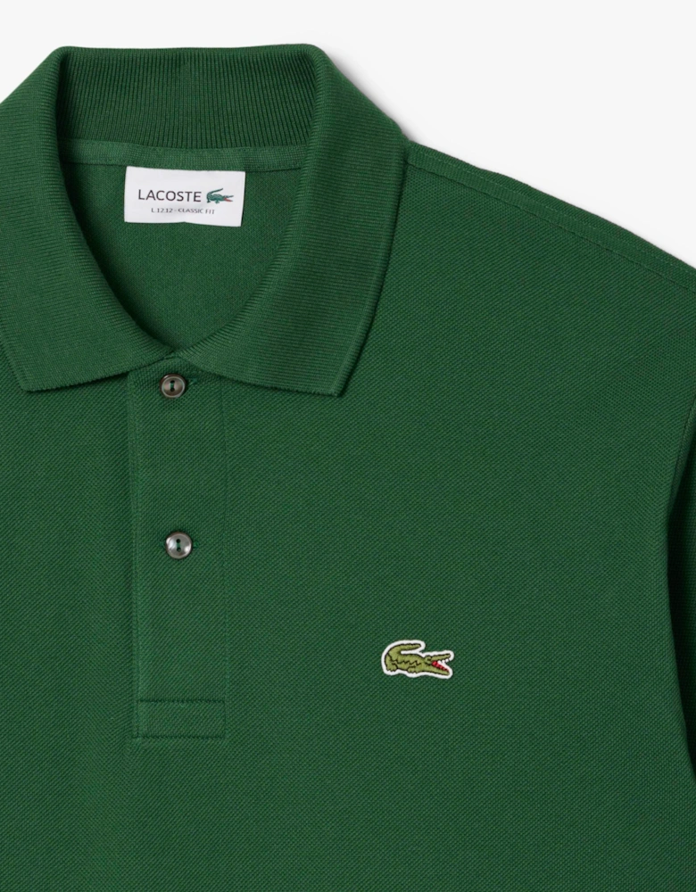 Lacoste Classic Fit L.12.12 Mens Short Sleeve Polo Shirt - Green 132