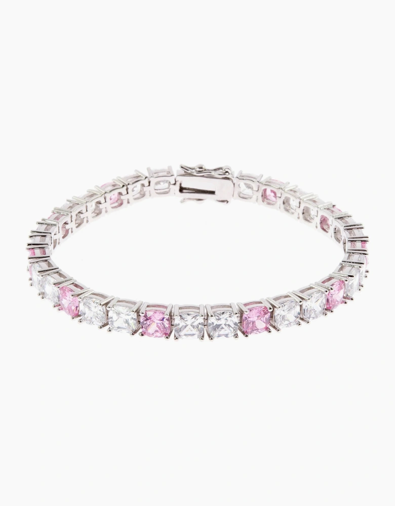Cachet London Adele Silver  Rose Tennis Bracelet