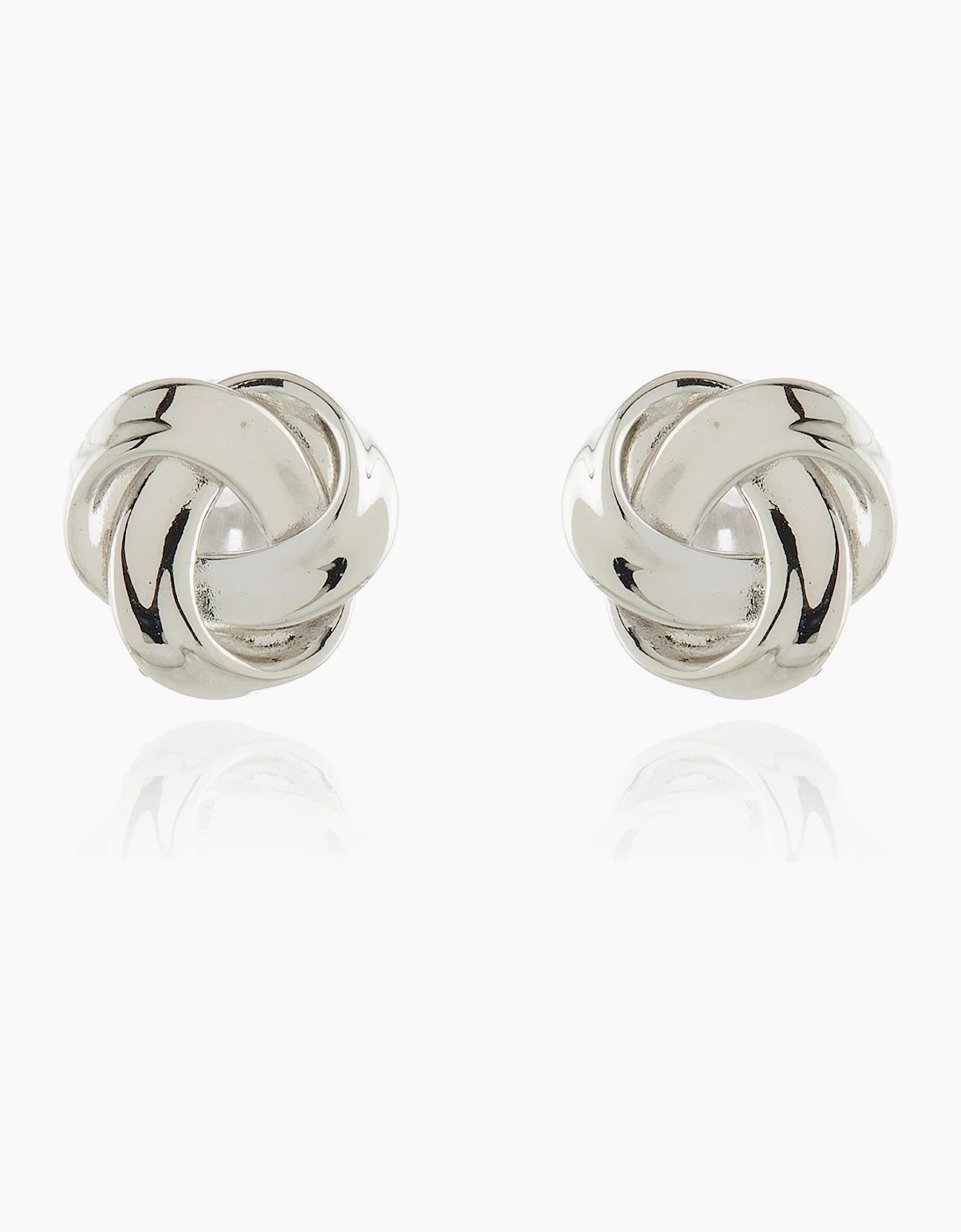 Cachet London Kelce Silver Clip On Earrings