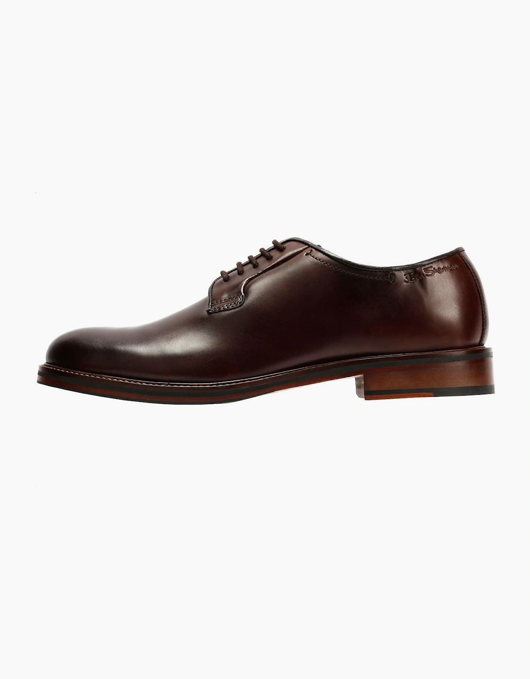 Ben Sherman Hoxton Brush Off Leather Men's Brown Lace-Up Shoes