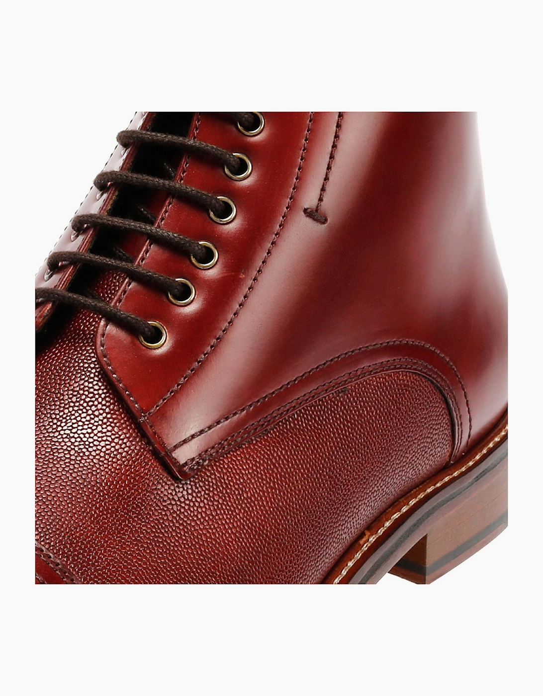 Ben Sherman Harrington Brush Off Leather Men's Burgundy Boots