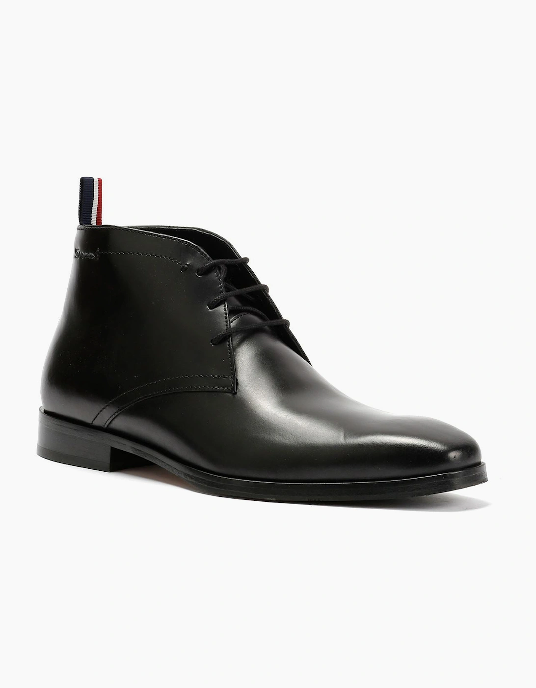 Ben Sherman London Brush Off Leather Men's Black Boots