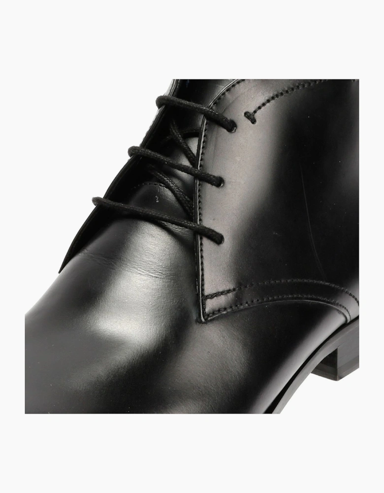 Ben Sherman London Brush Off Leather Men's Black Boots