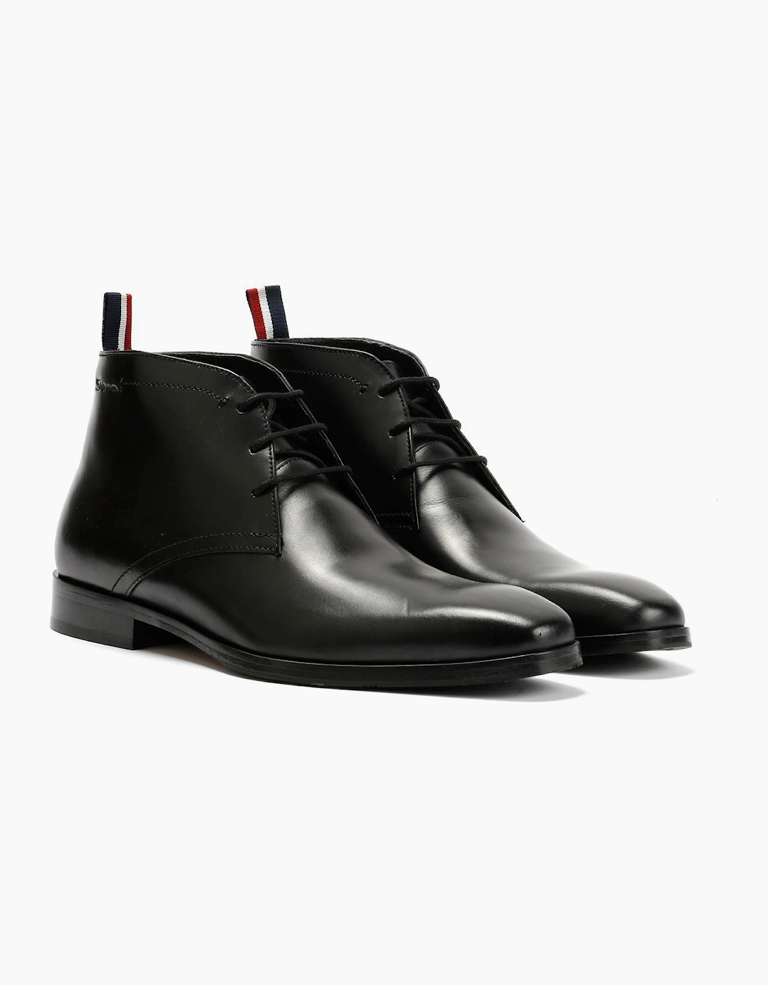 Ben Sherman Men's Ben Sherman London Brush Off Leather Men's Black Boots