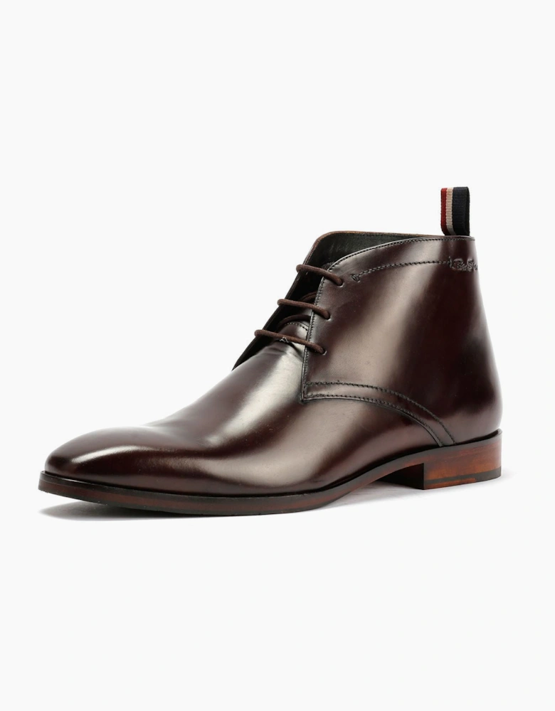 Ben Sherman London Brush Off Leather Men's Brown Boots
