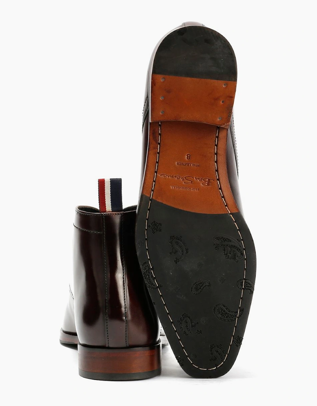 Ben Sherman London Brush Off Leather Men's Brown Boots
