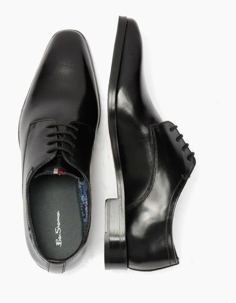 Ben Sherman Kenton Leather Men's Black Lace-Up Shoes