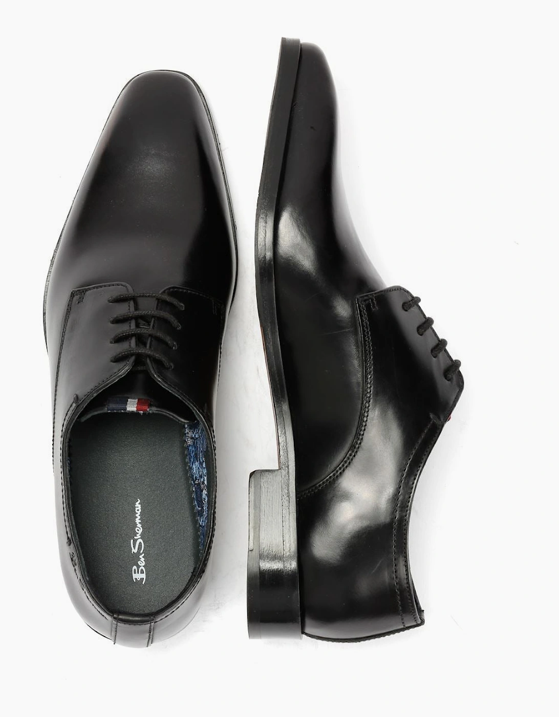 Ben Sherman Kenton Leather Men's Black Lace-Up Shoes