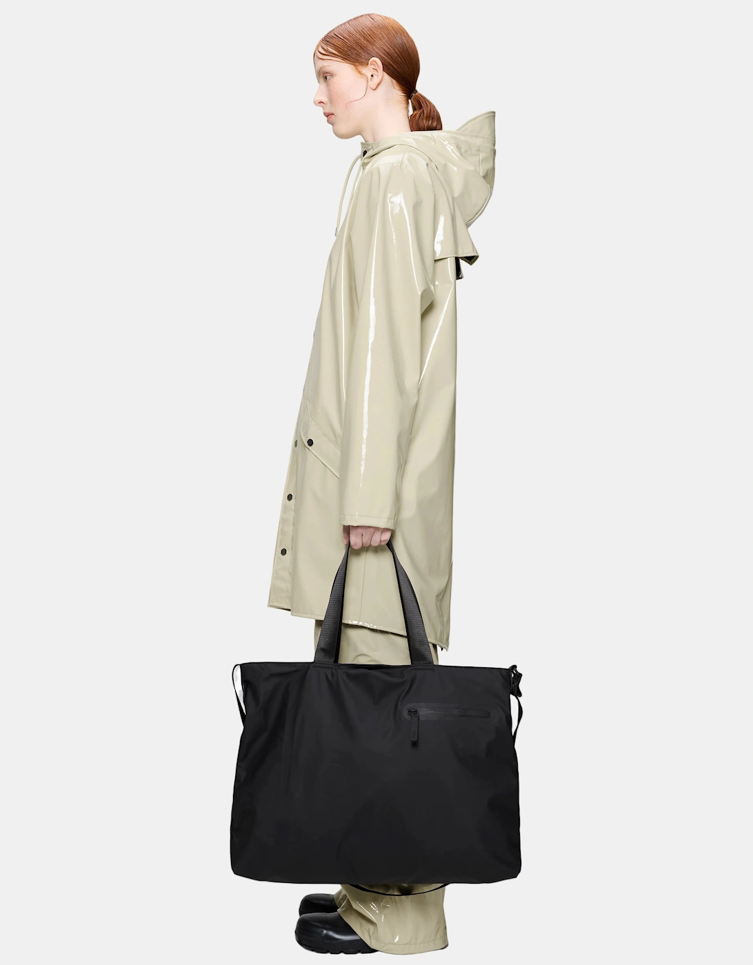 Rains Dash Messenger Tote Bag - 01 Black