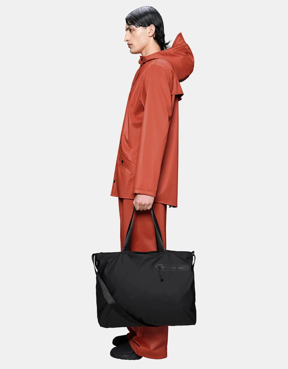 Rains Dash Messenger Tote Bag - 01 Black