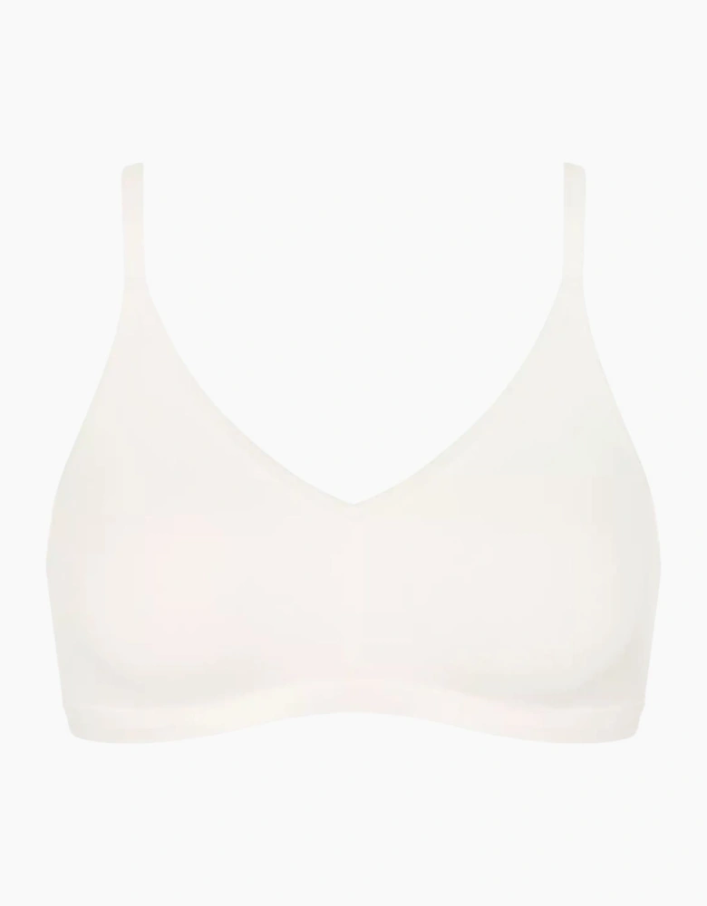 Go Daily Cotton Soft Bra, Silk White