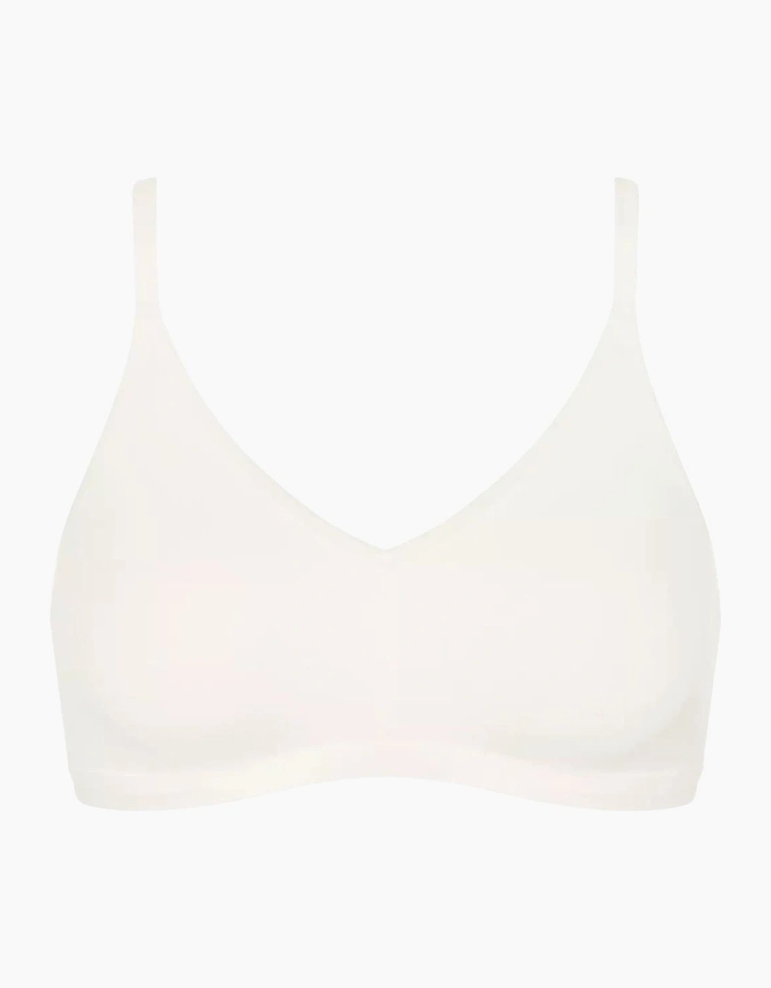 Go Daily Cotton Soft Bra, Silk White, 6 of 5