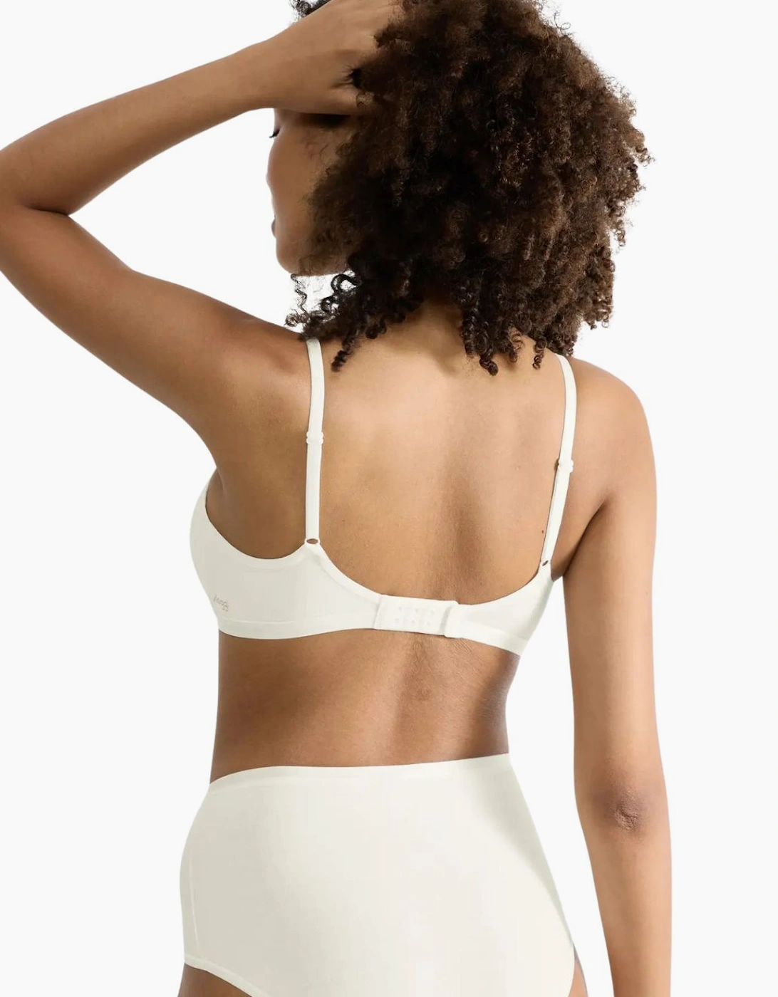 Go Daily Cotton Soft Bra, Silk White