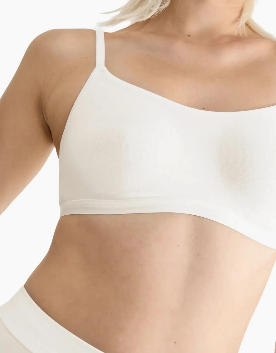 Go Daily Cotton Top, Silk White