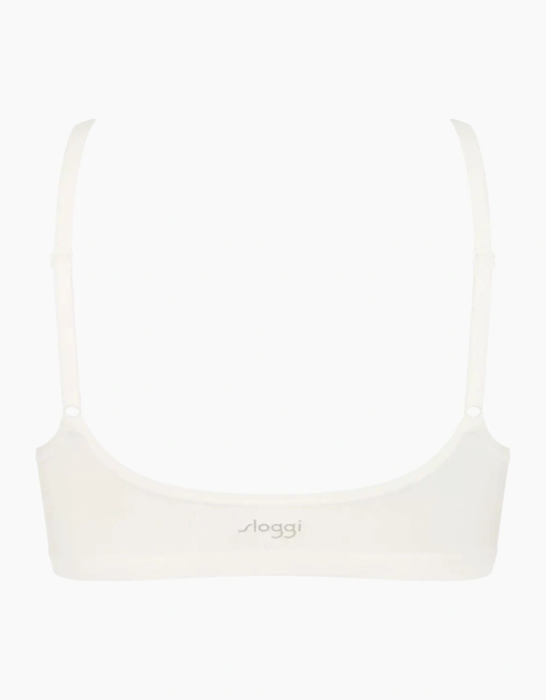 Go Daily Cotton Top, Silk White