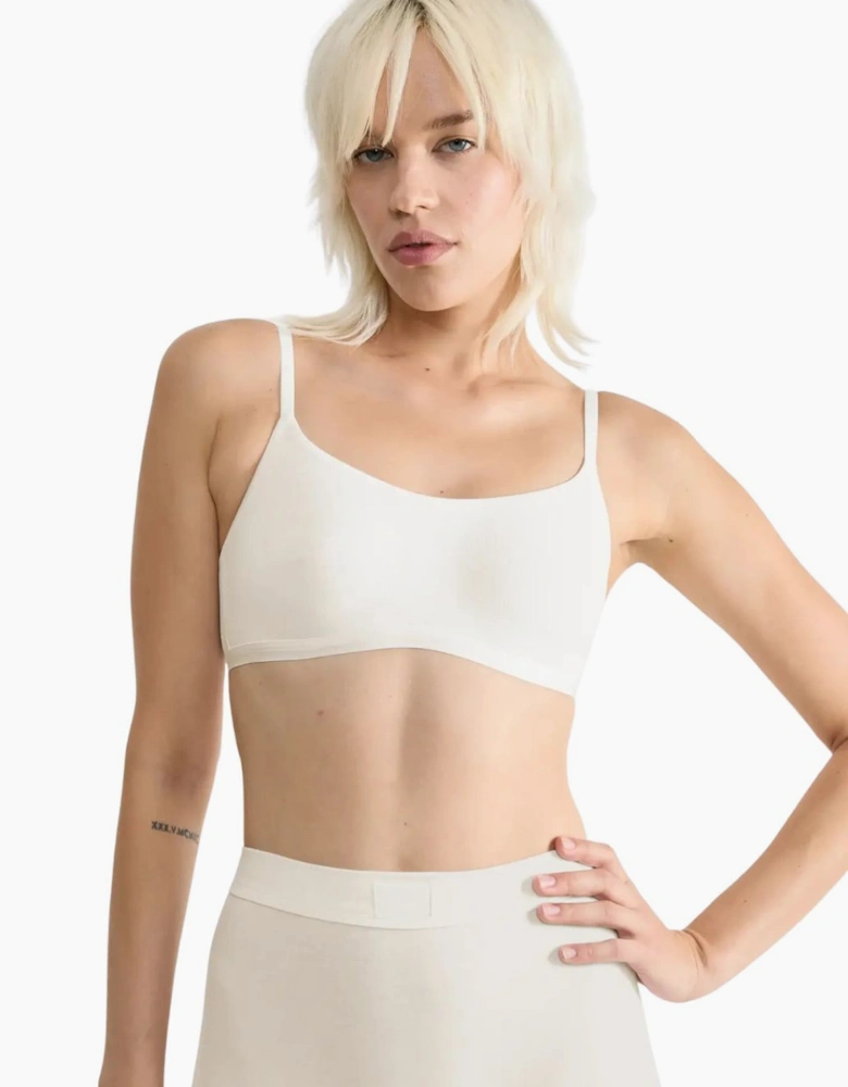 Go Daily Cotton Top, Silk White