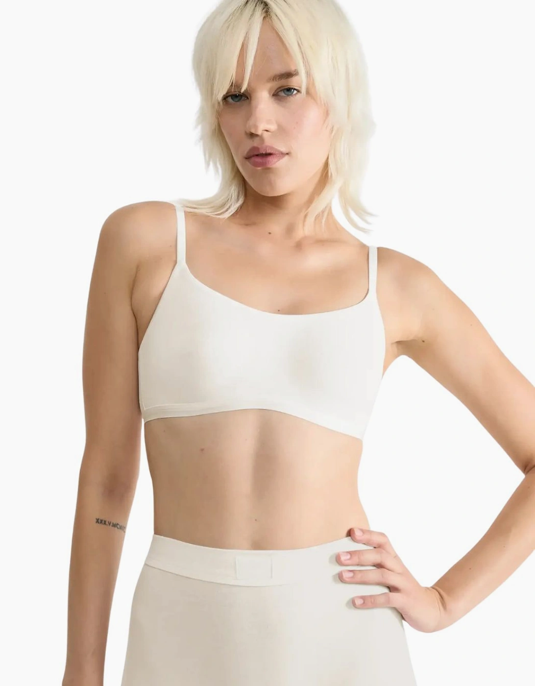 Go Daily Cotton Top, Silk White