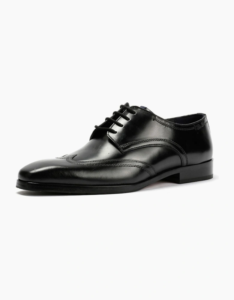 Ben Sherman Kingston Derby Mens Black Shoes