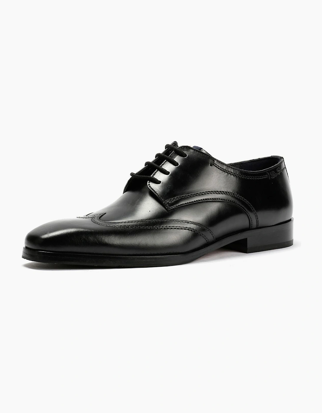 Ben Sherman Kingston Derby Mens Black Shoes