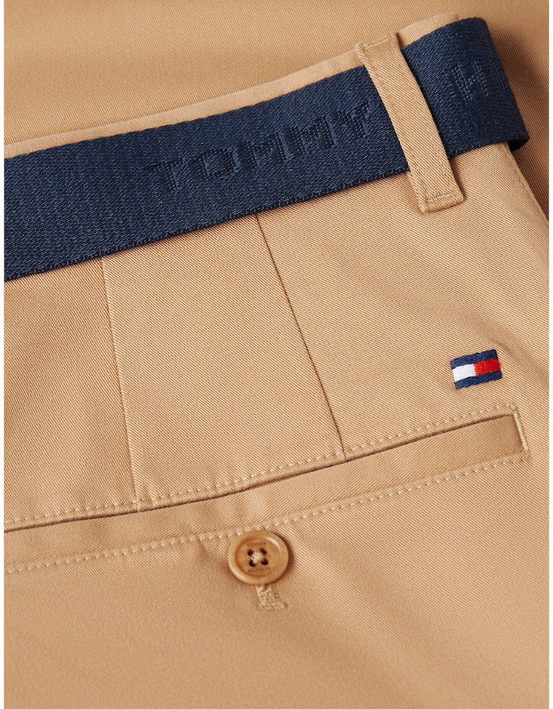 Tommy Hilfiger Denton Belted Chino Shorts GV7 Timeless Camel