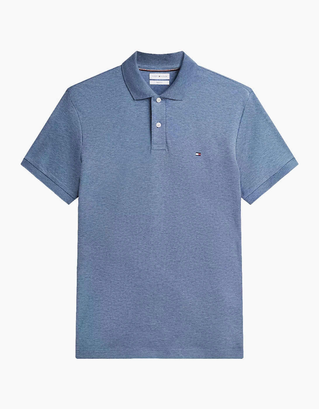 Tommy Hilfiger Liquid Cotton Reg Polo DS9  Heathered Blue Bros, 6 of 5