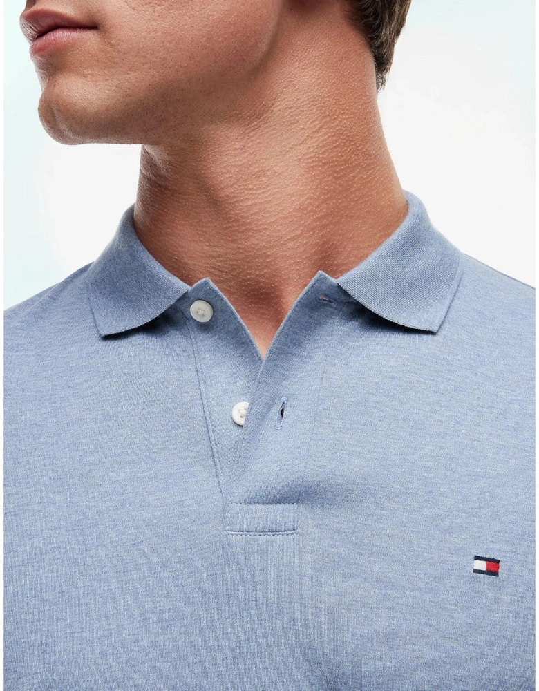 Tommy Hilfiger Liquid Cotton Reg Polo DS9  Heathered Blue Bros
