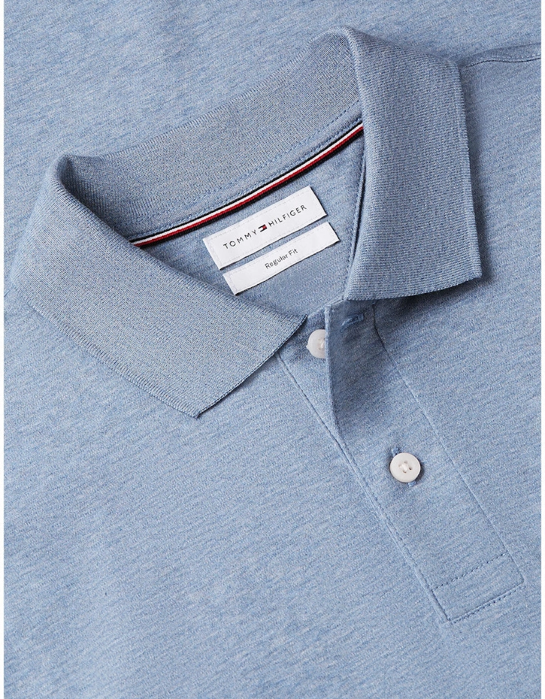 Tommy Hilfiger Liquid Cotton Reg Polo DS9  Heathered Blue Bros