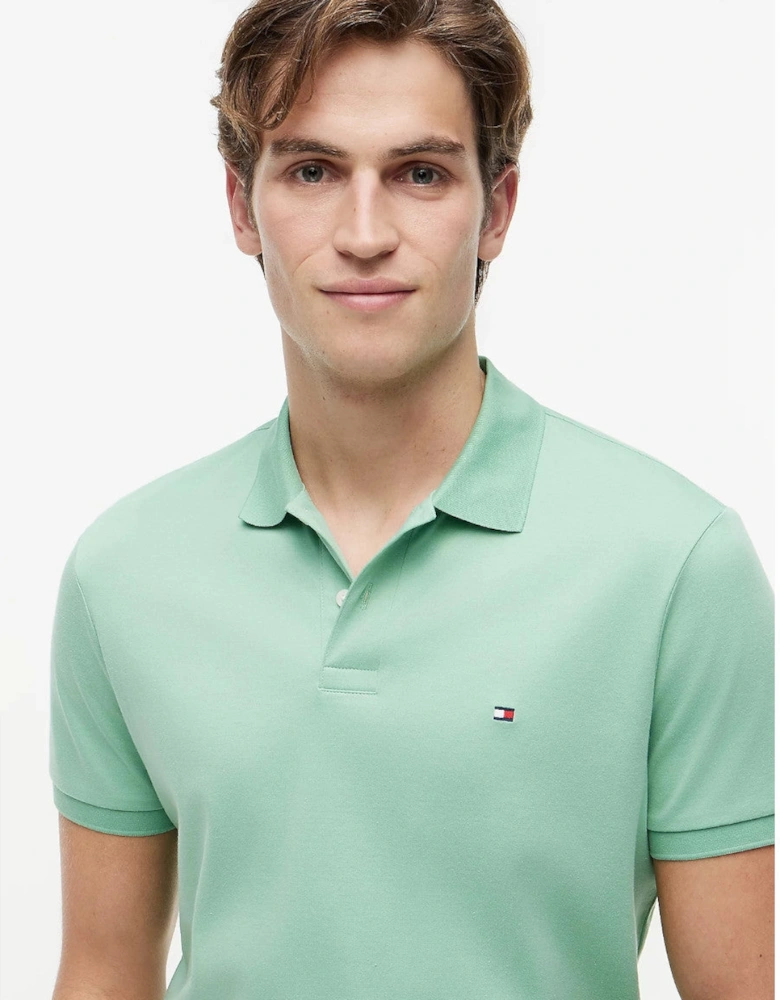 Tommy Hilfiger Liquid Cotton Reg Polo L1A Cut Grass