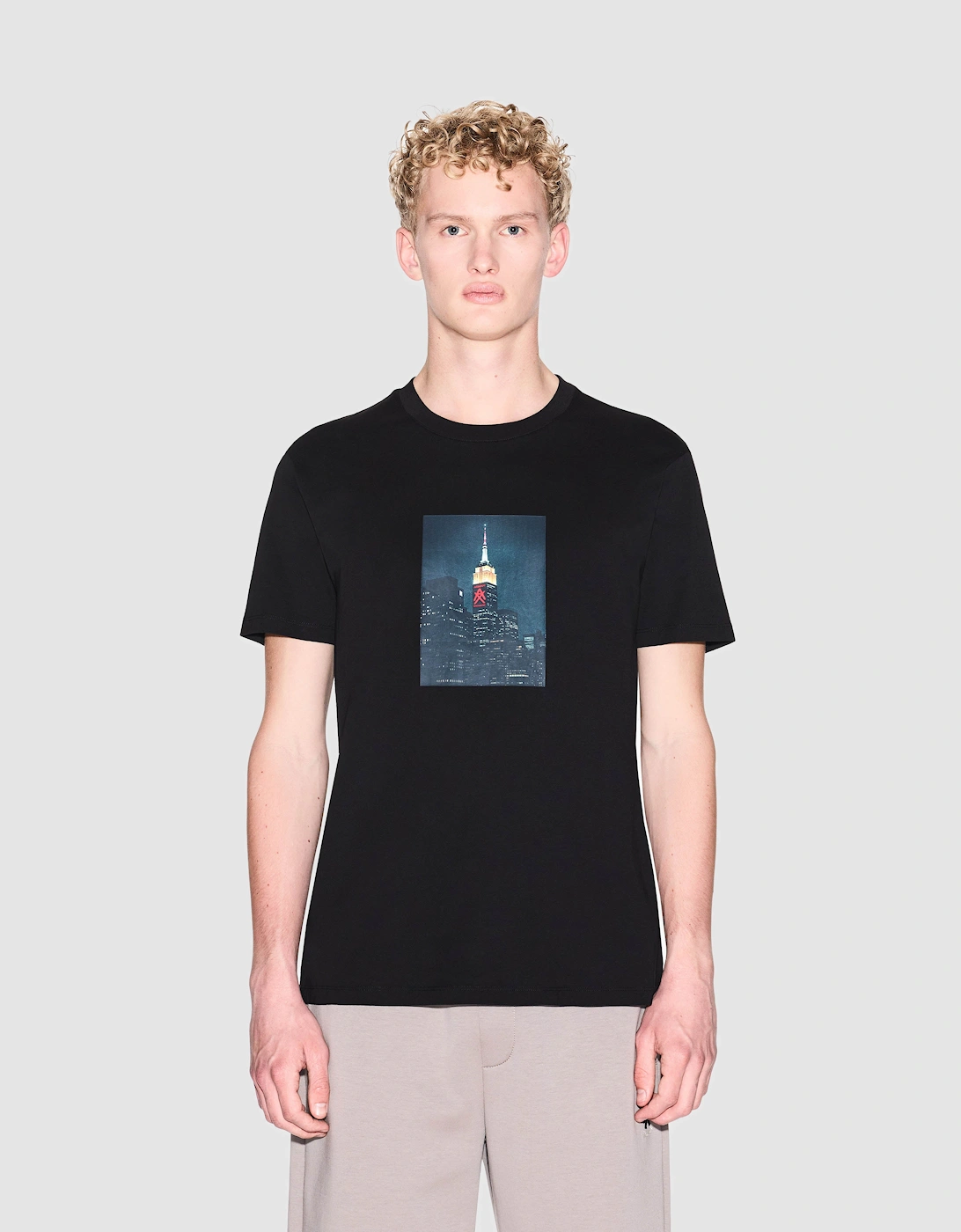 Armani Exchange Mens Graphic Print T-Shirt - Black UC001, 5 of 4