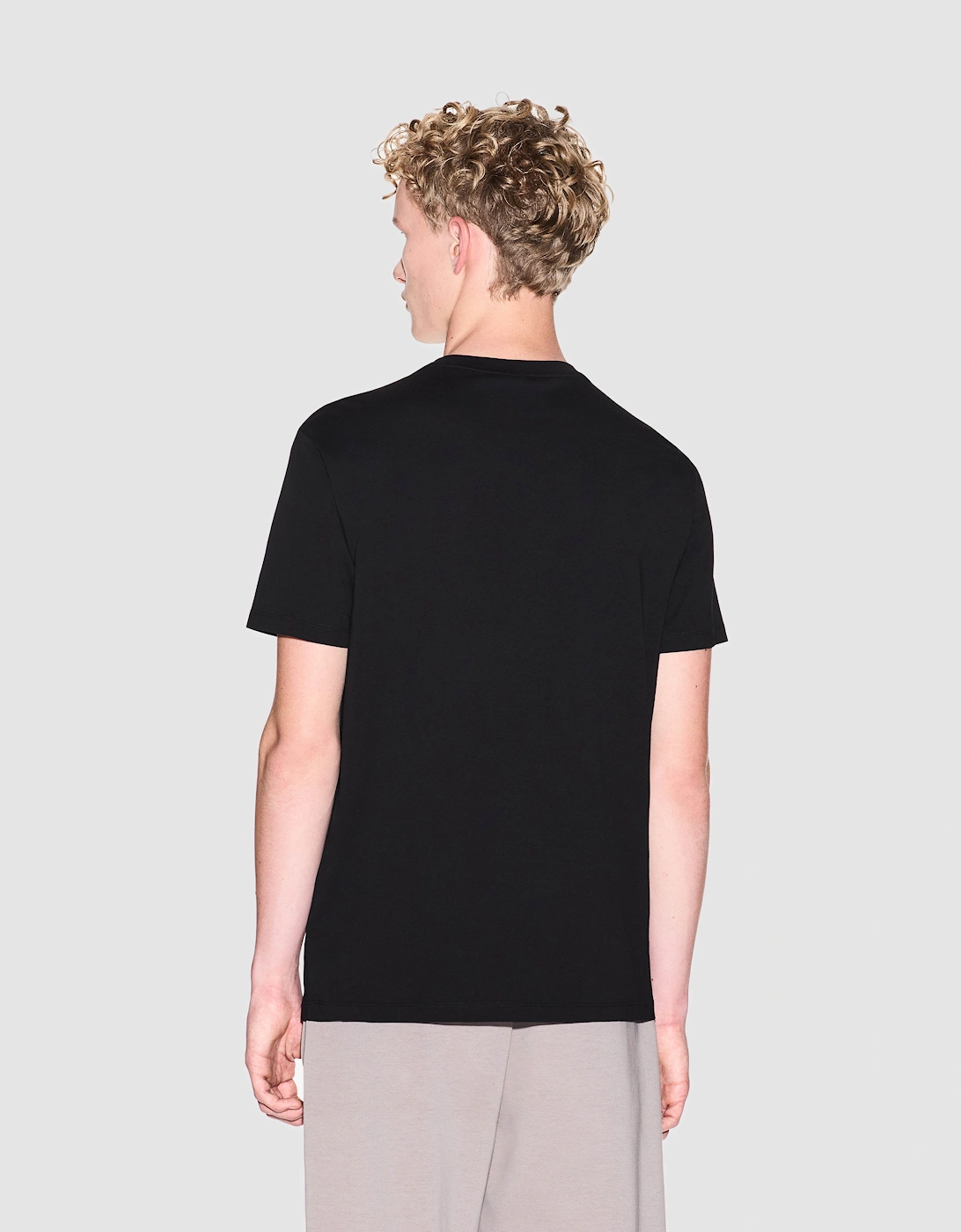 Armani Exchange Mens Graphic Print T-Shirt - Black UC001