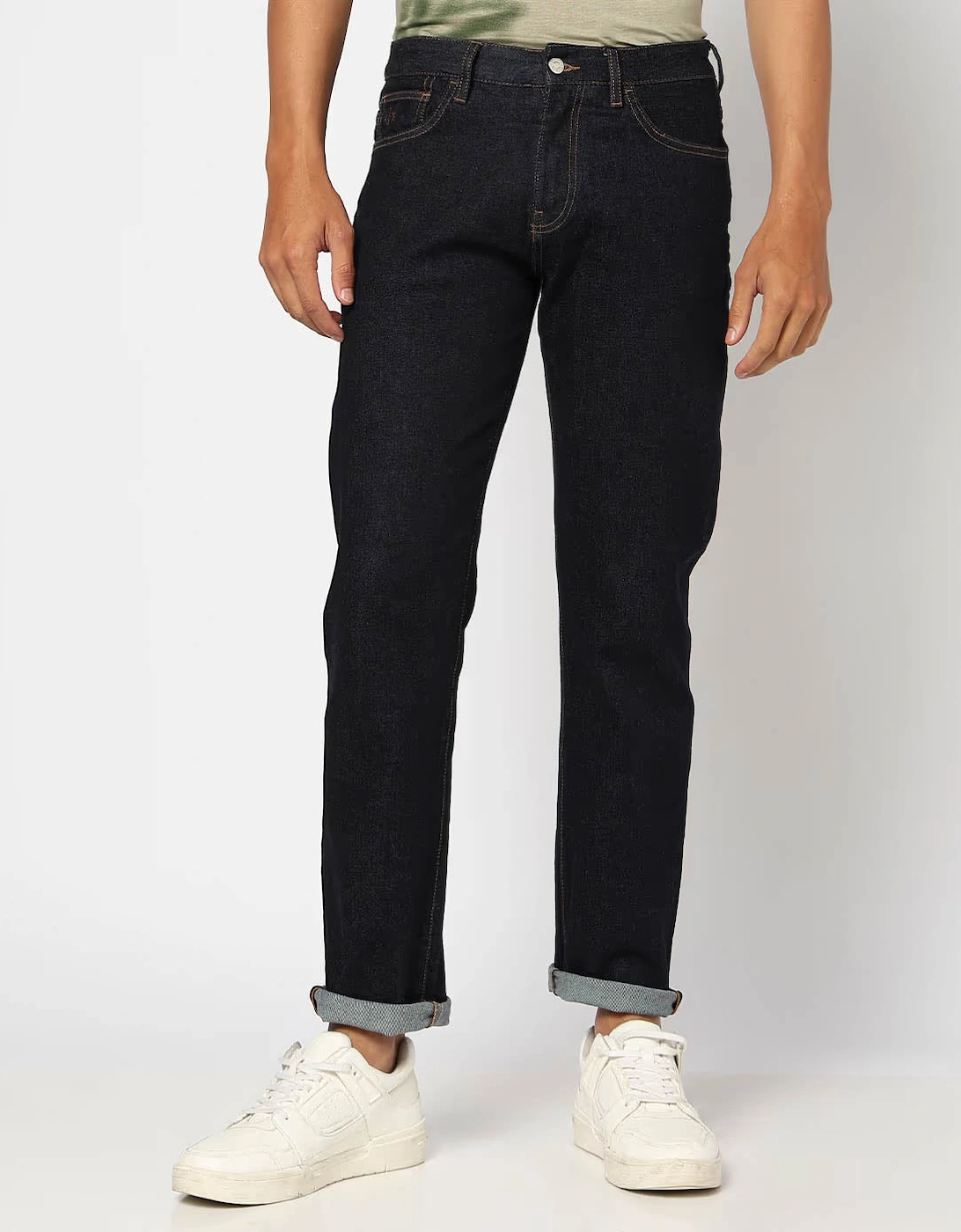 Armani Exchange Mens J16 Straight Fit Jeans - Blue Denim MB001, 5 of 4