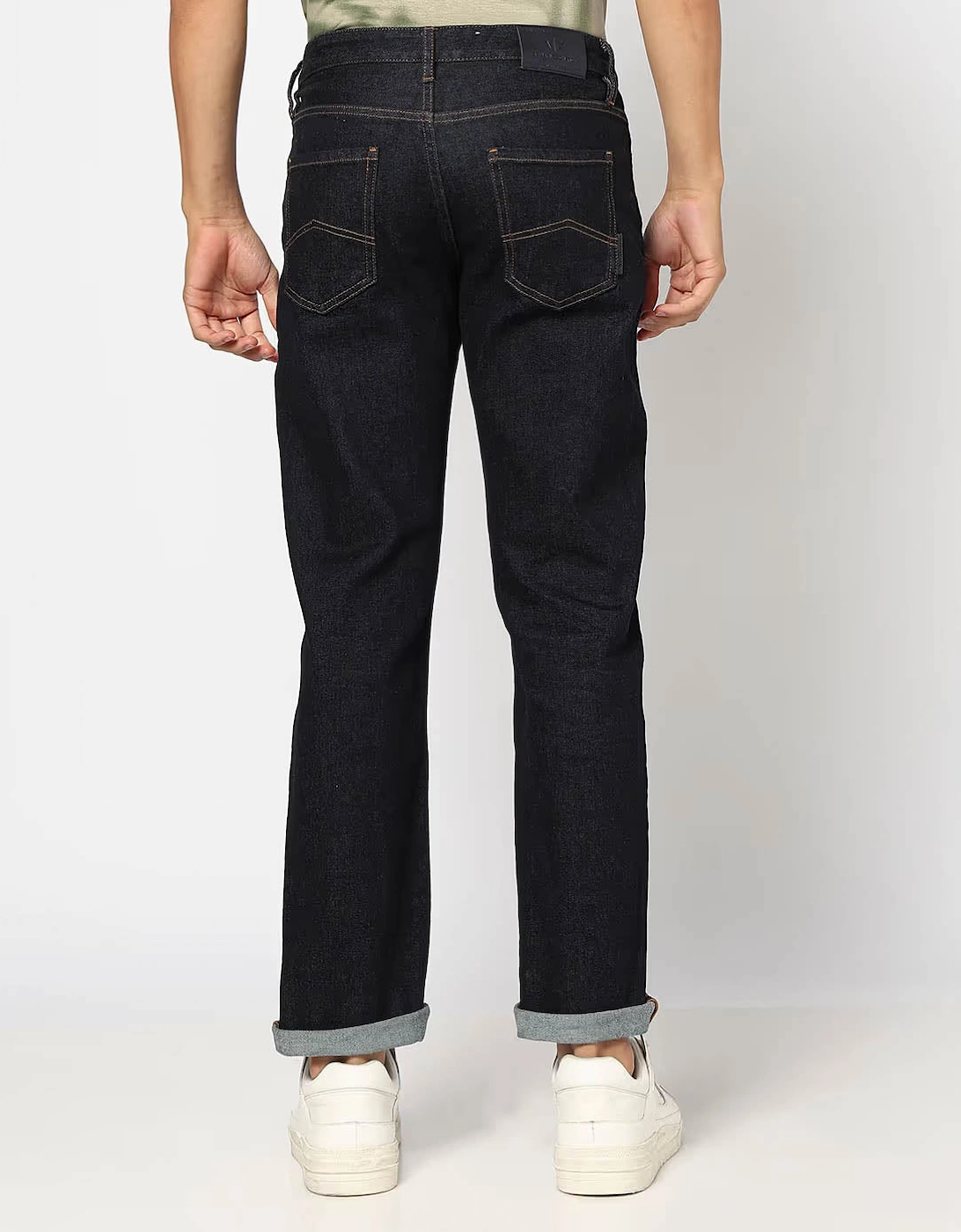 Armani Exchange Mens J16 Straight Fit Jeans - Blue Denim MB001
