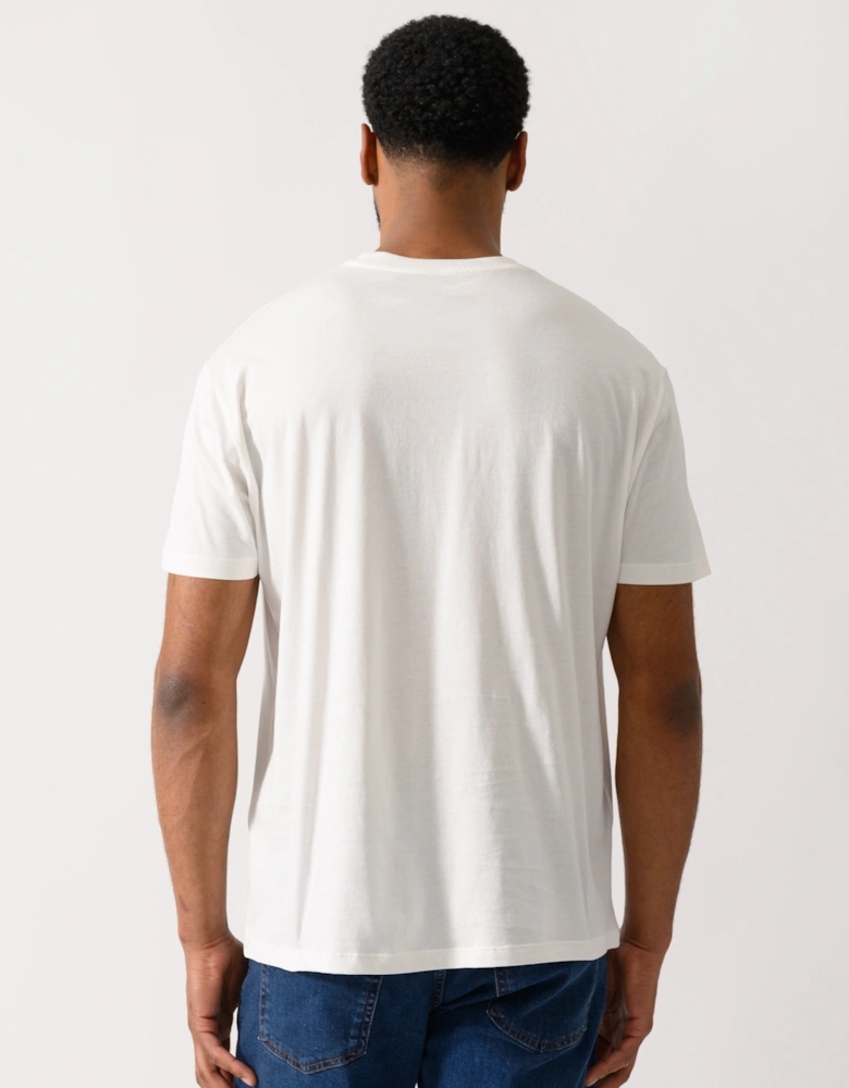Armani Exchange Mens A|X Monogram T-Shirt - Off White U0009