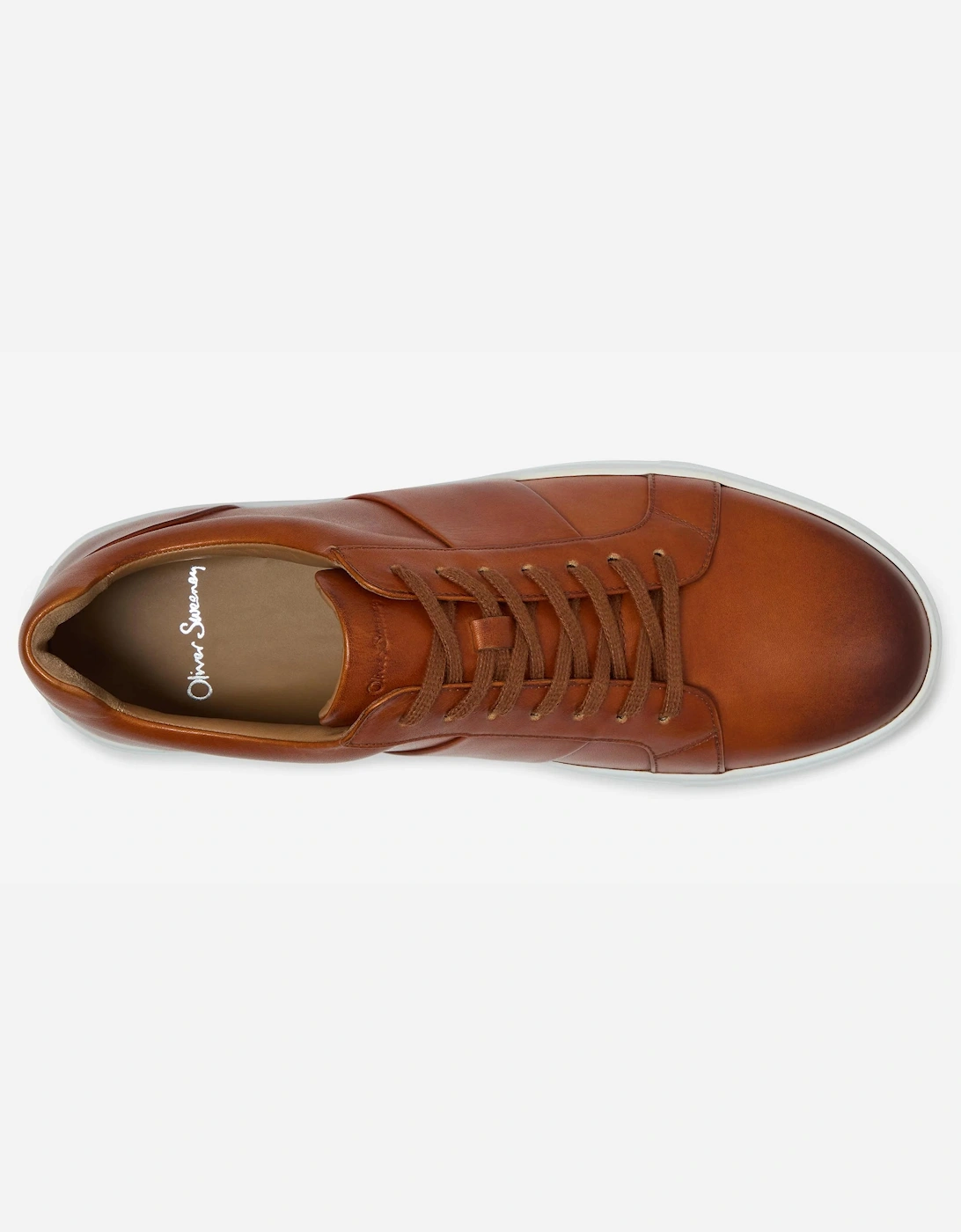 Oliver Sweeney Kendal Leather Mens Trainers - Tan