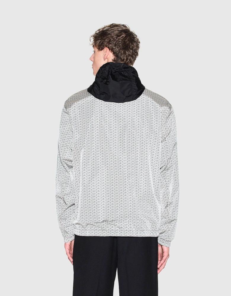 Armani Exchange Mens AX Pattern Reversible Jacket - Cream/Black M0245