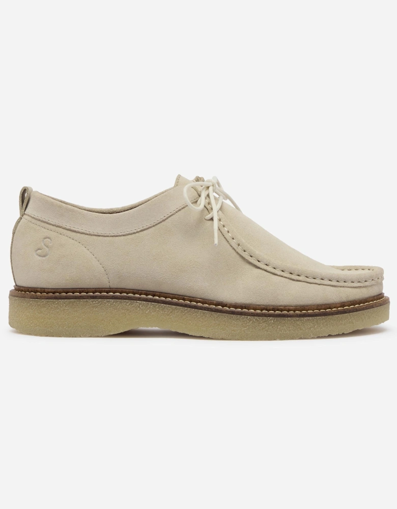 Oliver Sweeney Marana Calf Suede Mens Moccasin Shoes - Sand