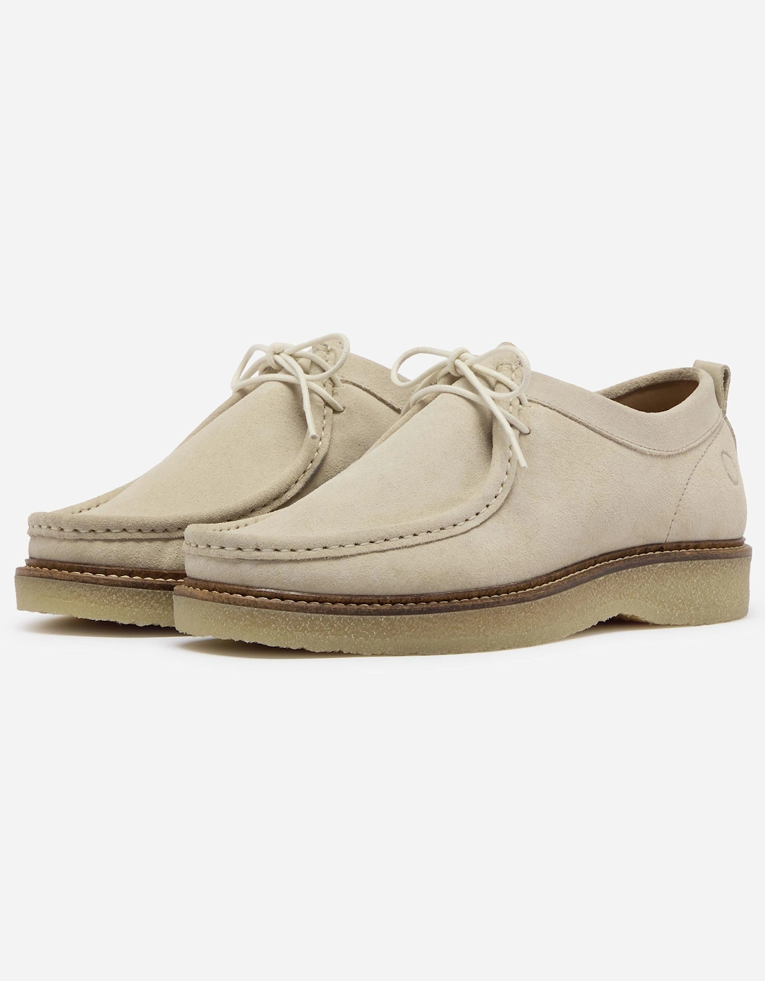Oliver Sweeney Marana Calf Suede Mens Moccasin Shoes - Sand