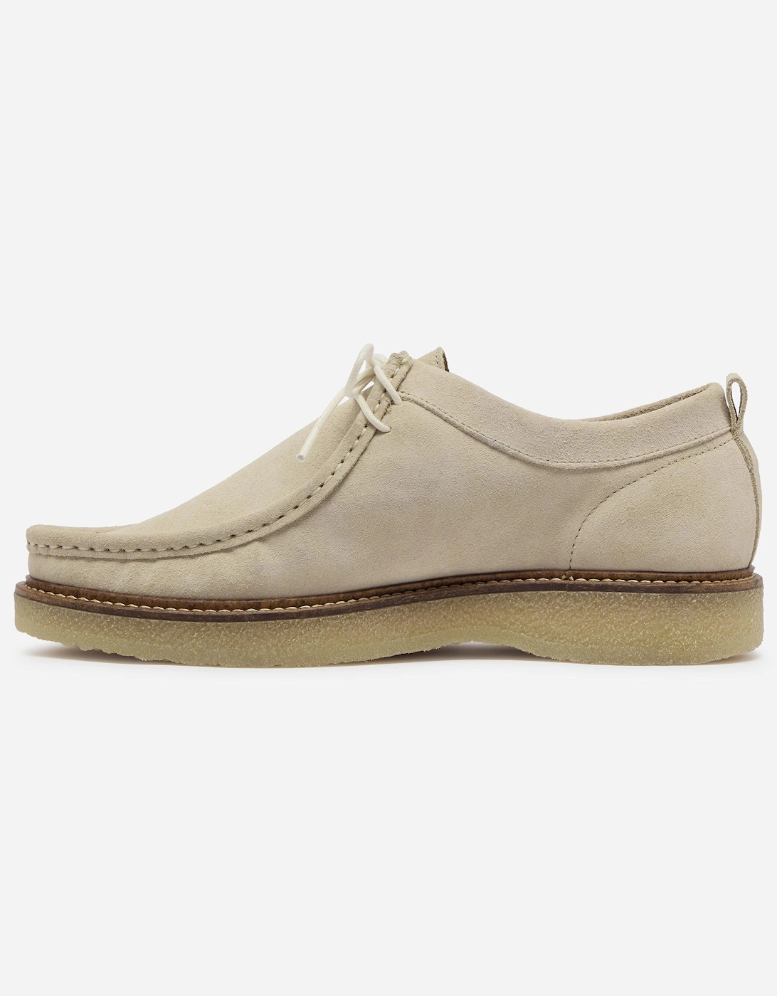 Oliver Sweeney Marana Calf Suede Mens Moccasin Shoes - Sand