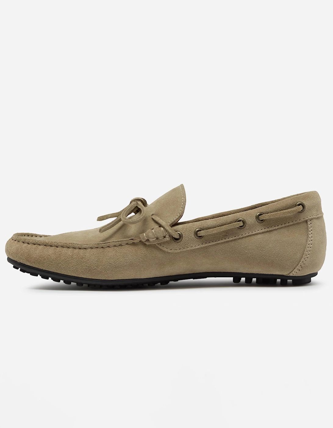 Oliver Sweeney Cano Suede Mens Driving Shoes - Sand