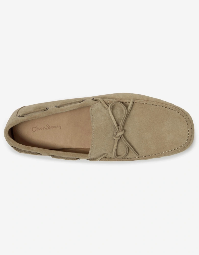 Oliver Sweeney Cano Suede Mens Driving Shoes - Sand