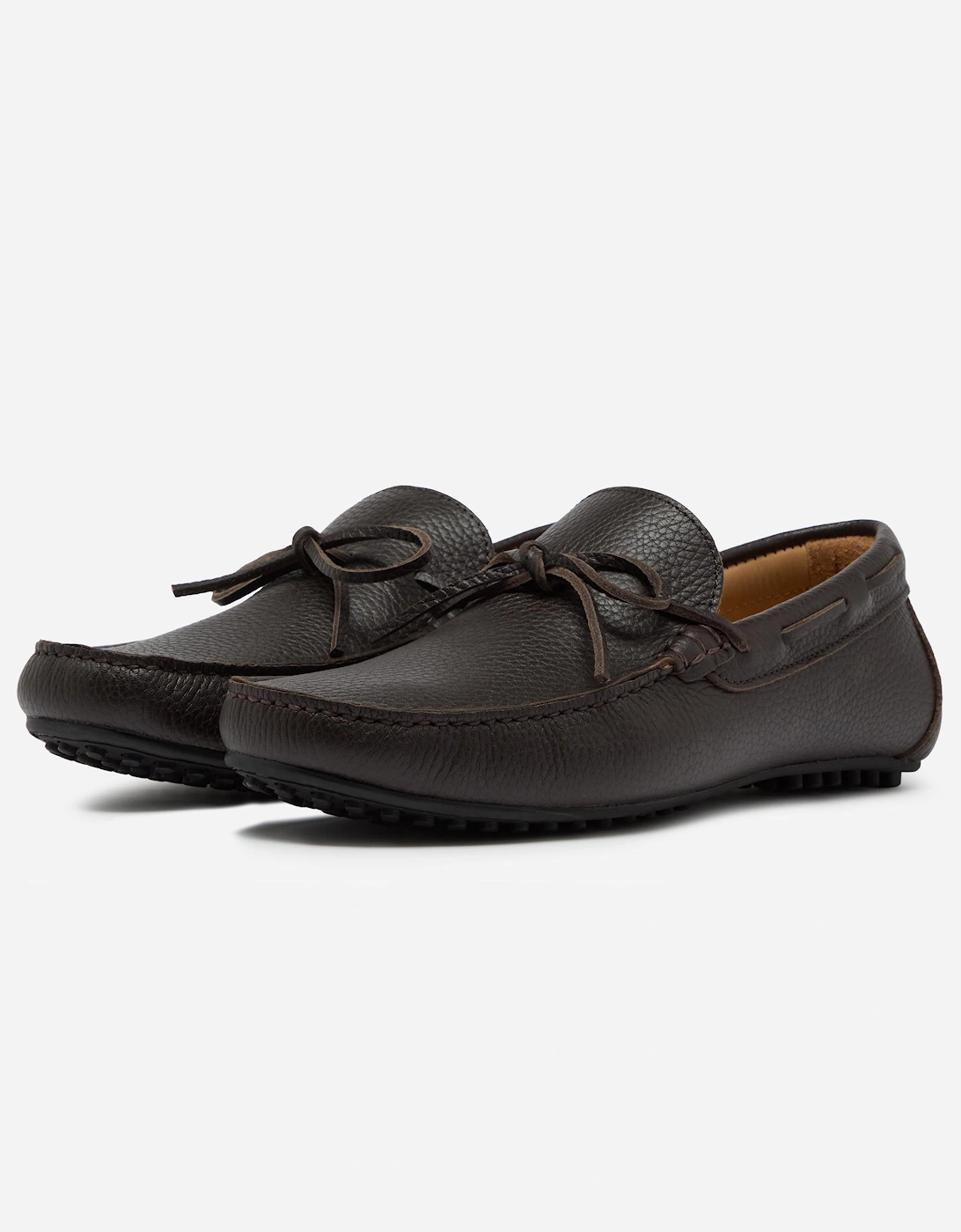 Oliver Sweeney Cano Leather Mens Driving Shoes - Brown