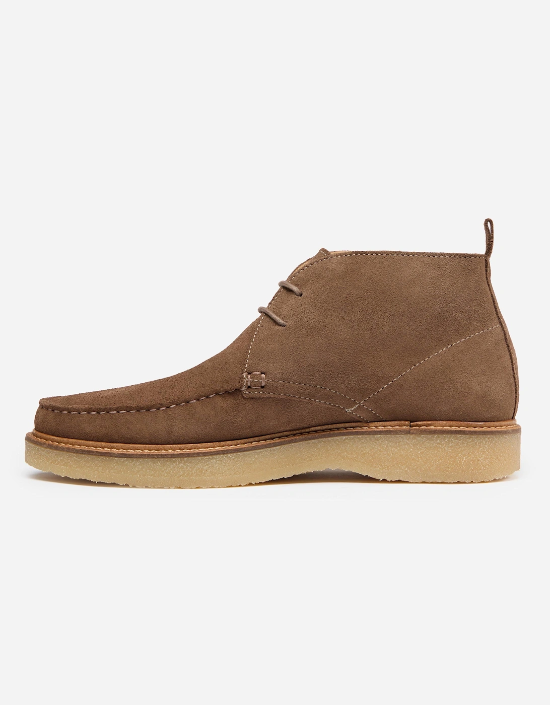 Oliver Sweeney Xixona Mens Calf Suede Moccasin Boots - Taupe