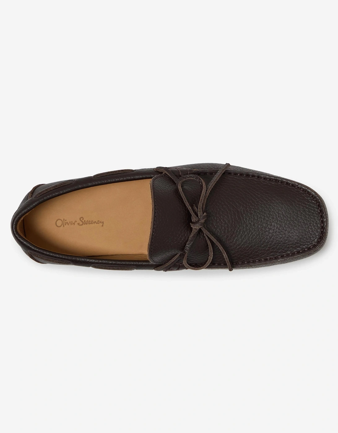 Oliver Sweeney Cano Leather Mens Driving Shoes - Brown