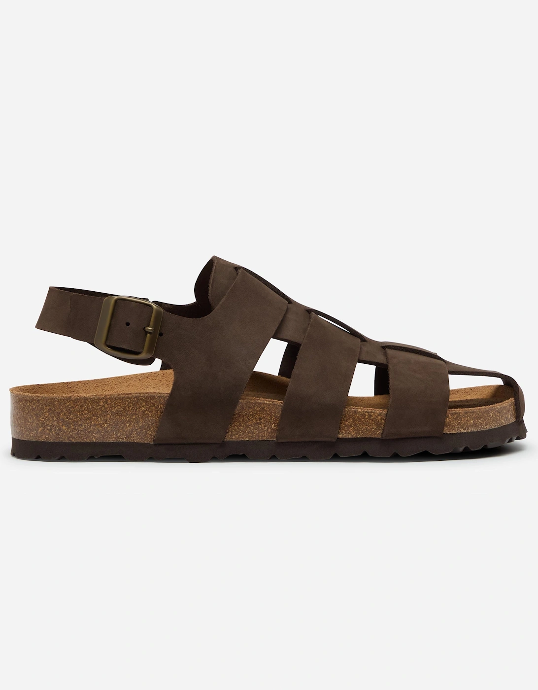 Oliver Sweeney Astorga Mens Calf Leather Fisherman Sandals - Brown