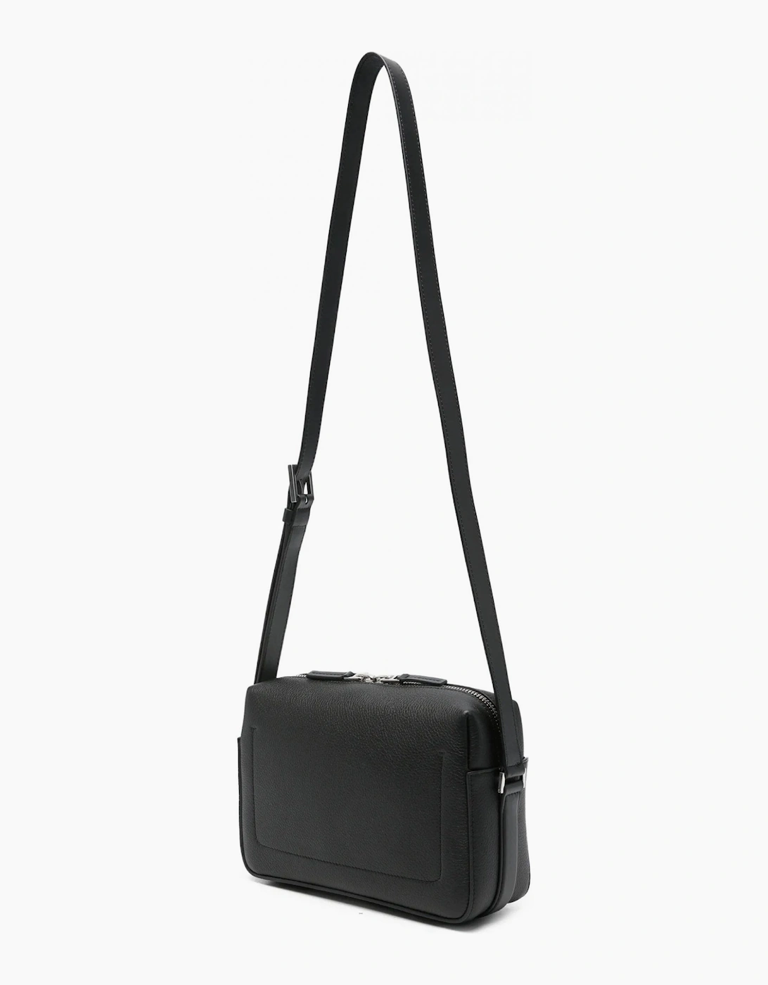 Grain Leather T Line Camera Bag Black