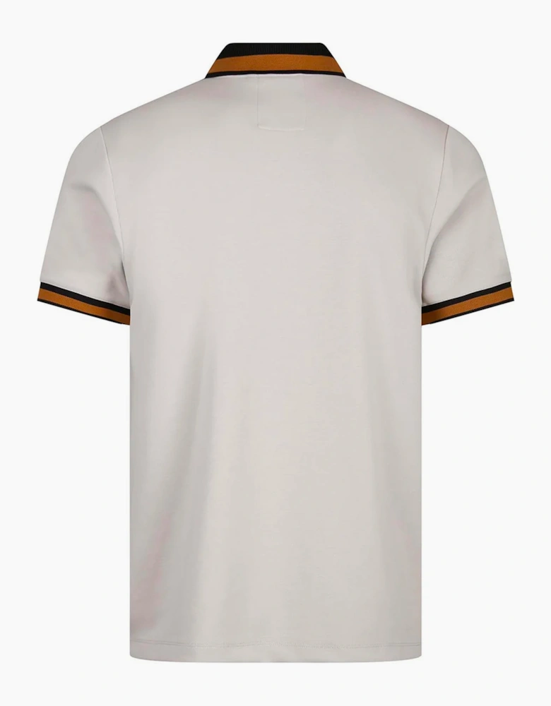 Luke 1977 Makati detailed polo shirt ICE GREY