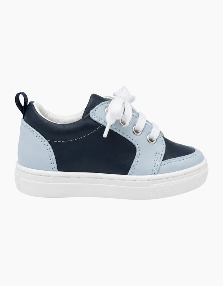 Navy X Blue Leather Nico Trainers